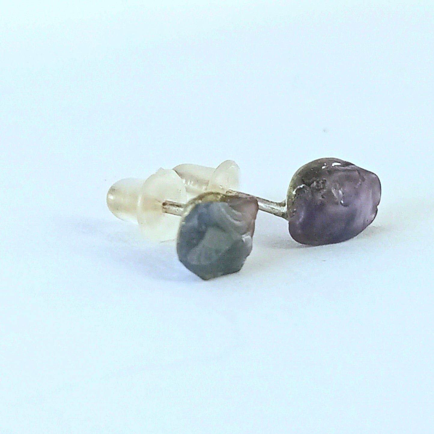 Natural Crystal Stud Earrings