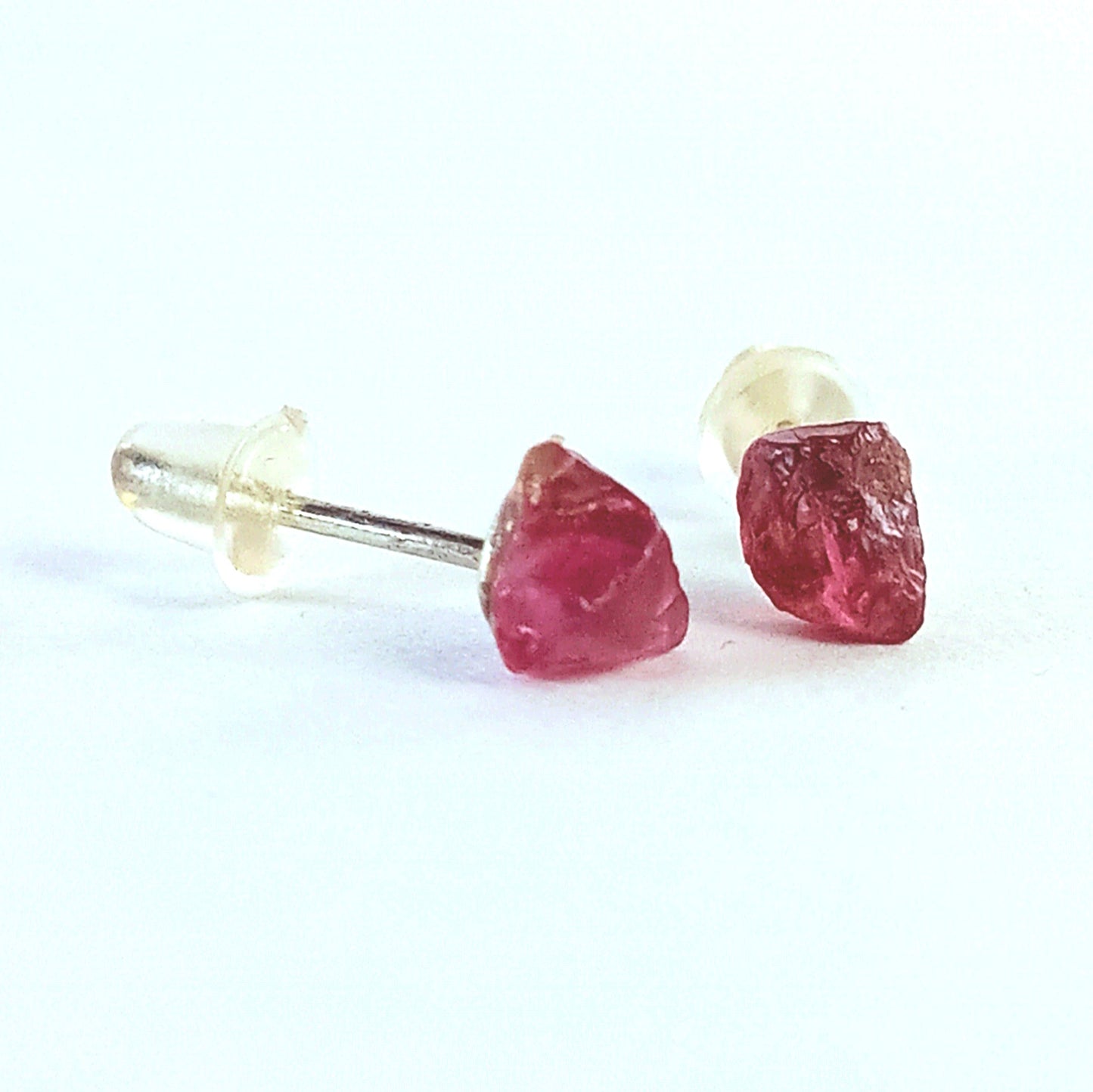 Natural Crystal Stud Earrings
