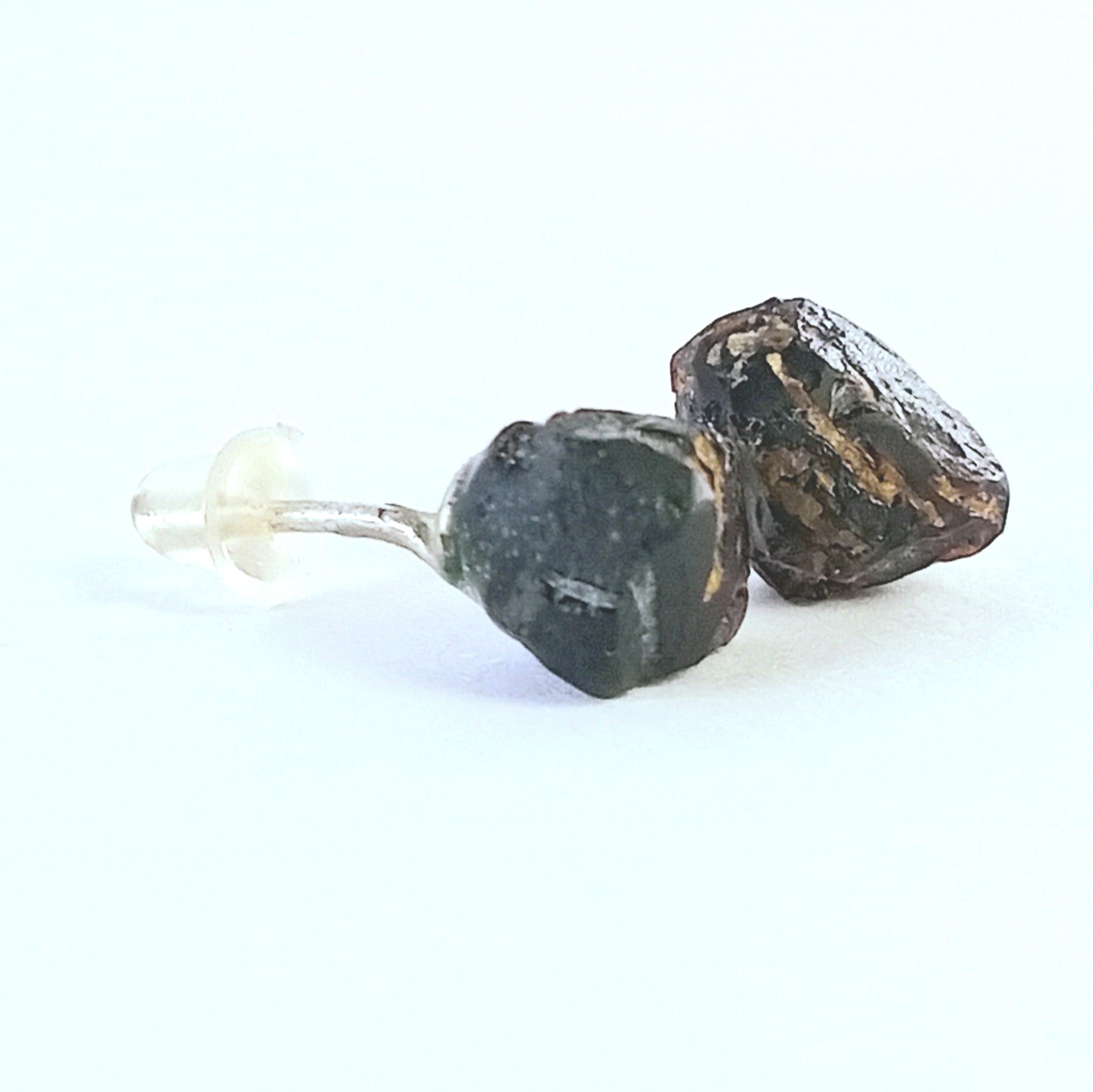 Natural Gemstone Stud Earrings