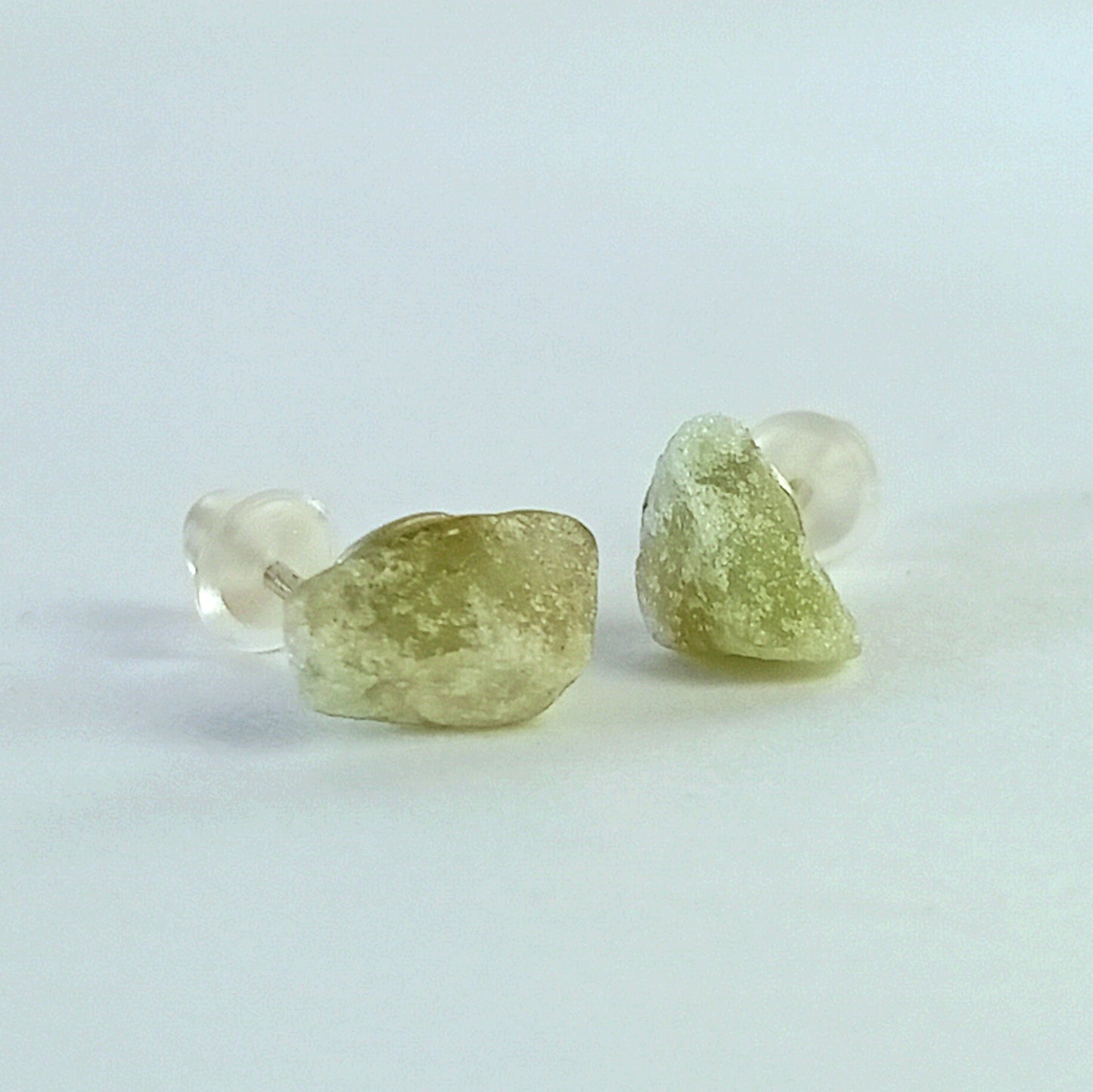 Green Aventurine Stud Earrings