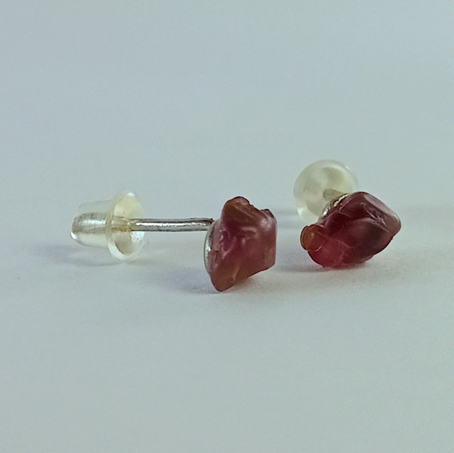 Natural Crystal Stud Earrings