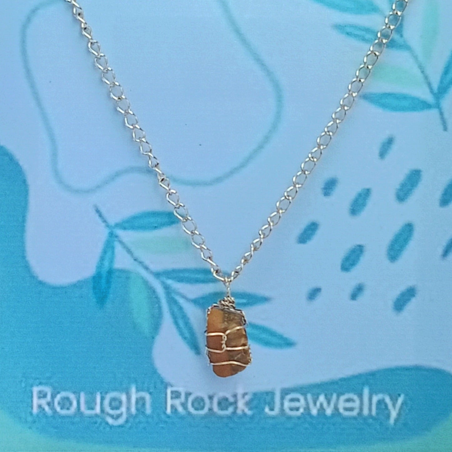 Tiger Eye Pendant Necklace with Stud Earrings, Stainless Steel