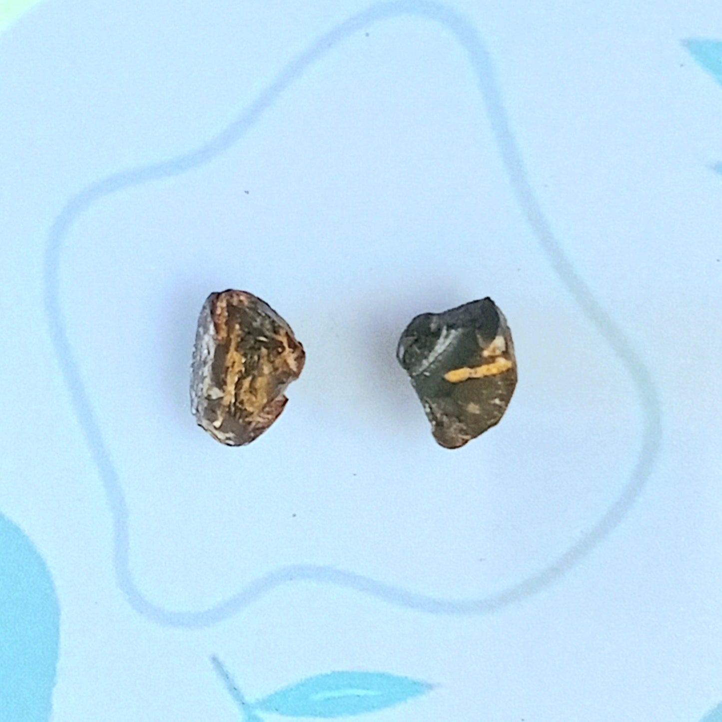 Natural Gemstone Stud Earrings