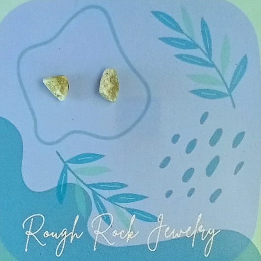 Green Aventurine Stud Earrings