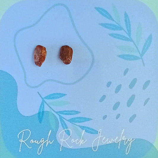 Garnet Stud Earrings