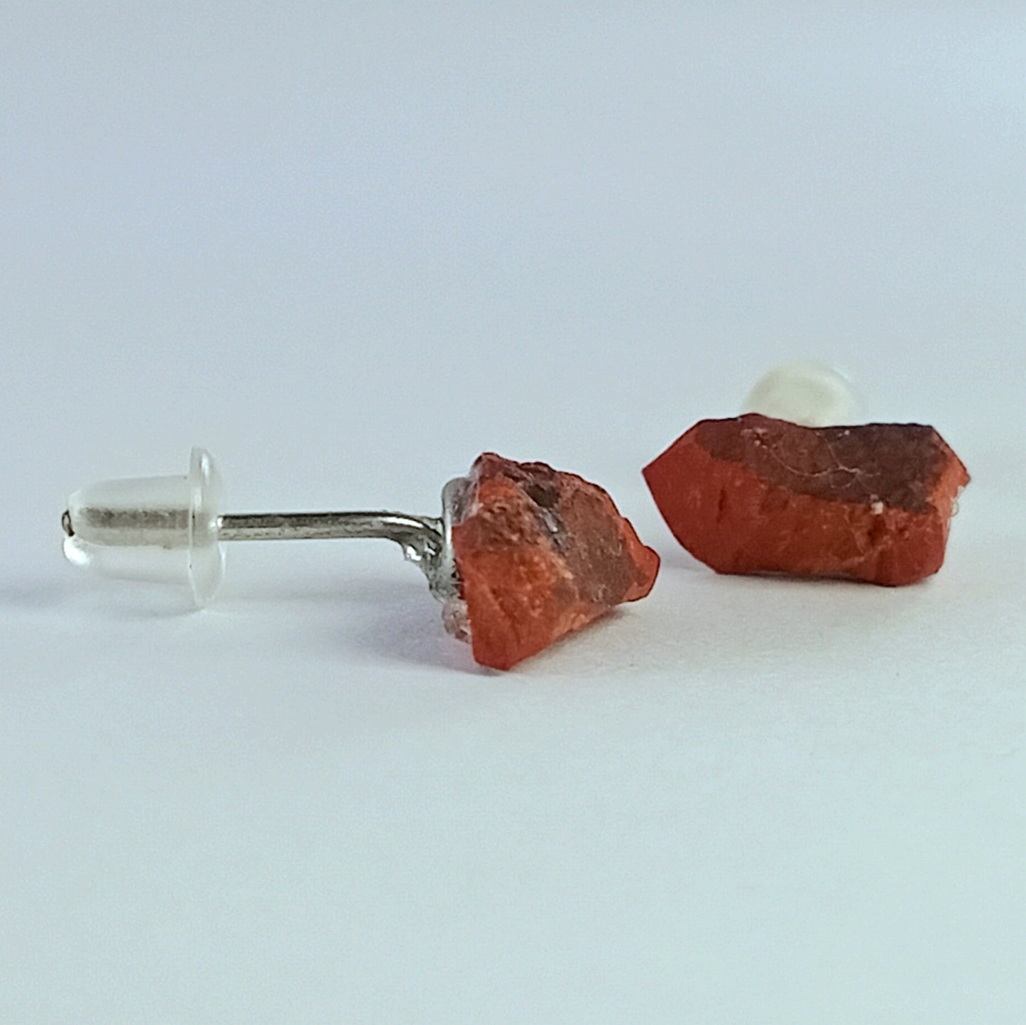 Red Jasper Stud Earrings