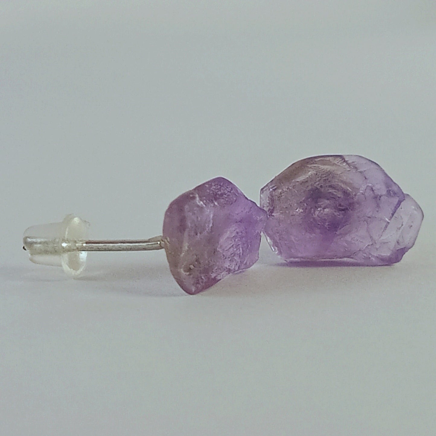 Amethyst Stud Earrings