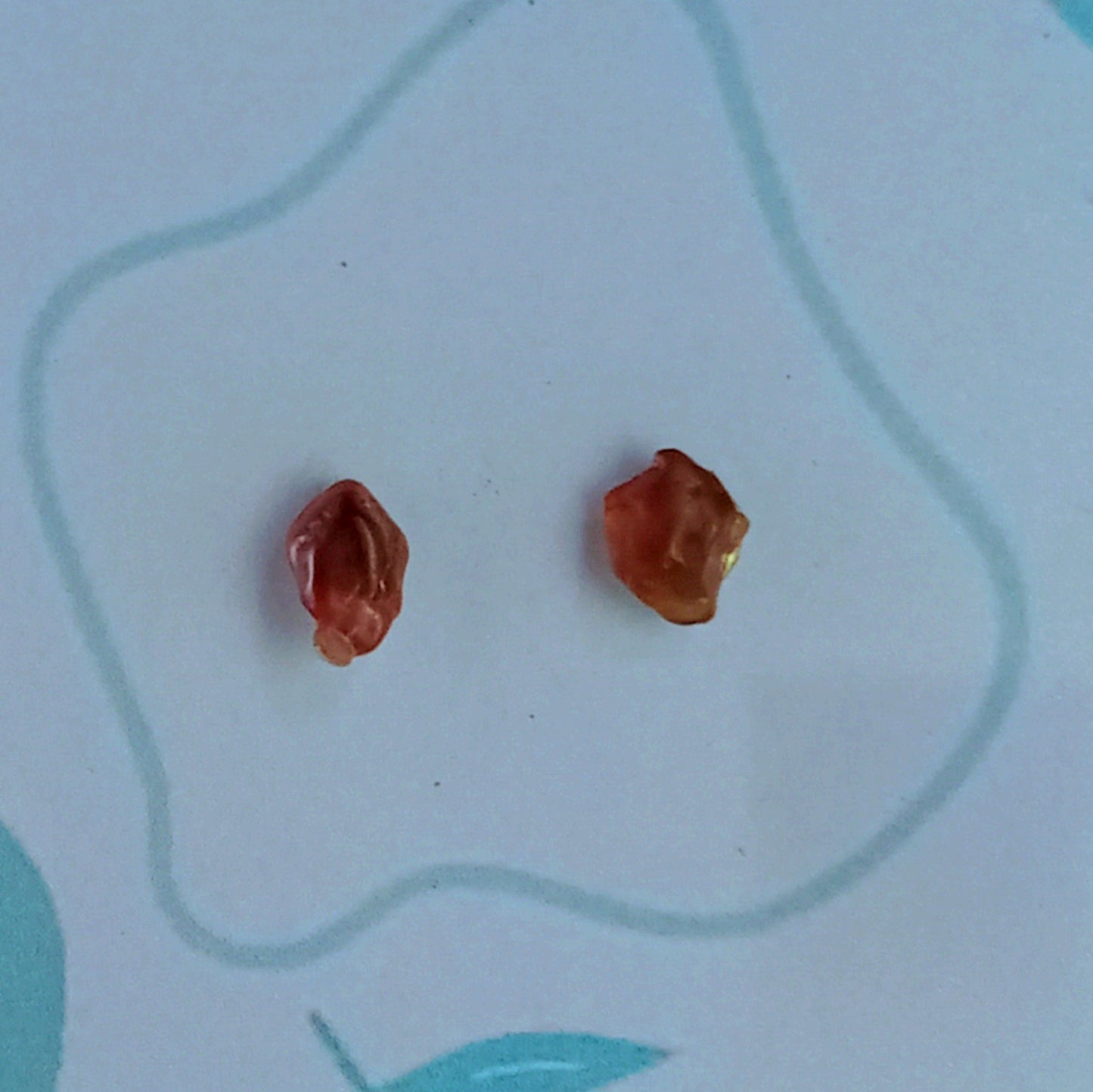 Natural Crystal Stud Earrings