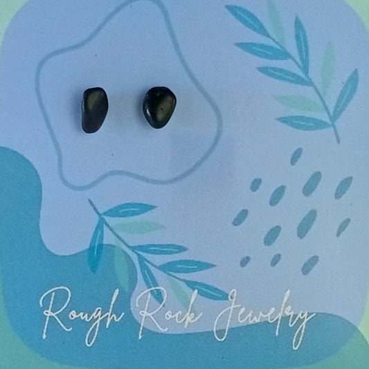 Natural Gem Stud Earrings