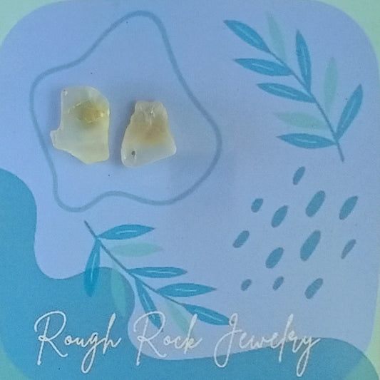 Moonstone Stud Earrings