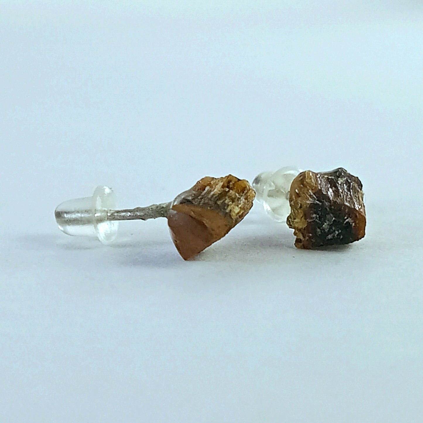 Tiger Eye Stud Earrings