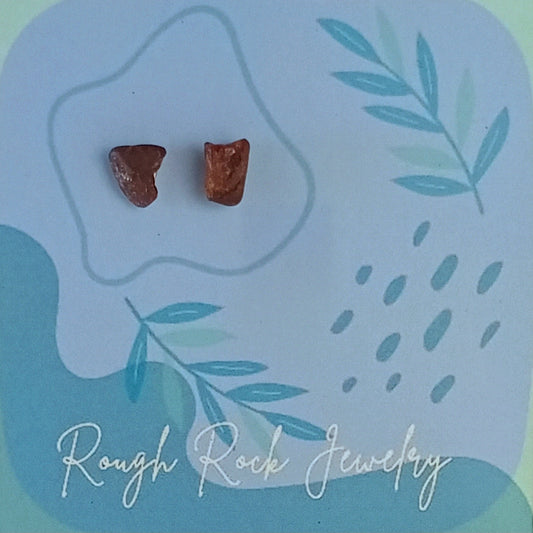 Garnet Stud Earrings