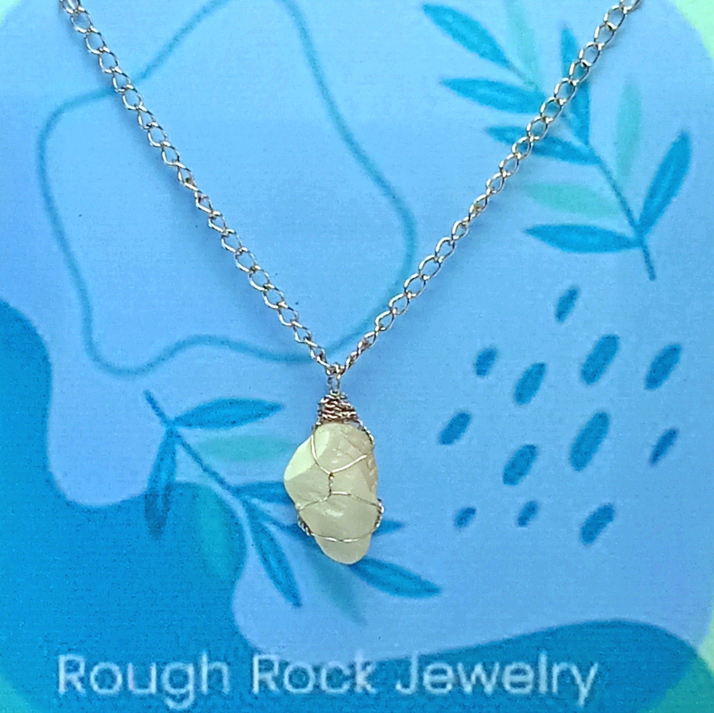 Moonstone Pendant Necklace with Stud Earrings, Stainless Steel