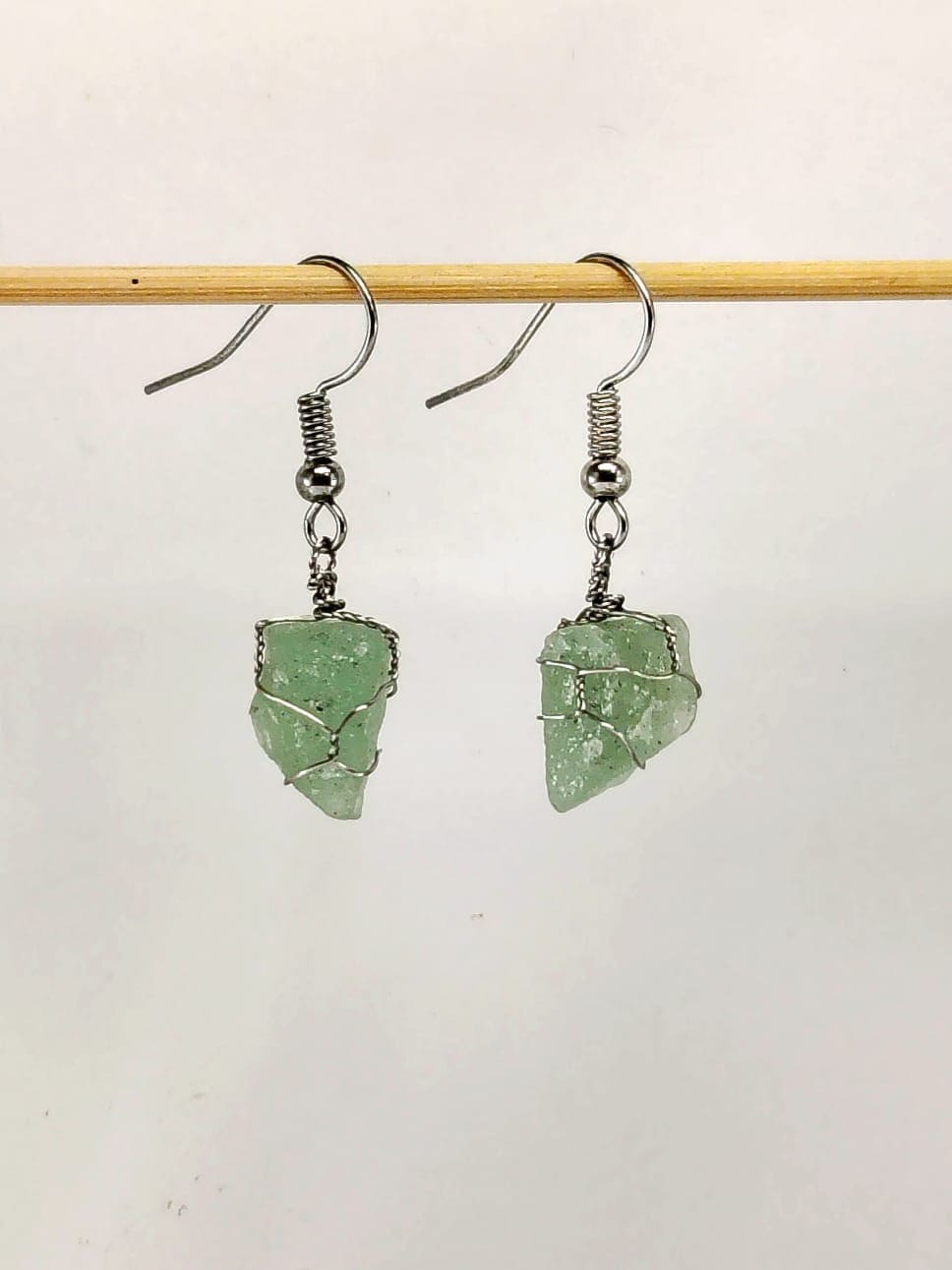 Green Aventurine Dangle Earrings