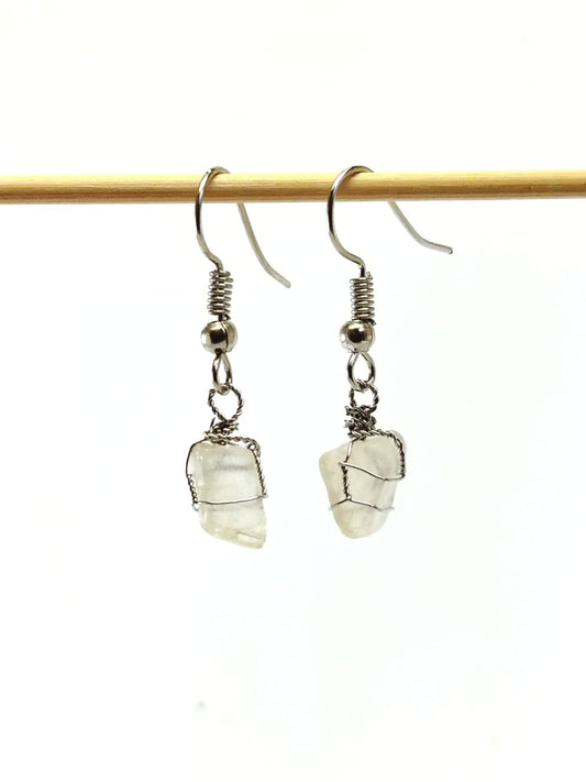 Moonstone Dangle Earrings